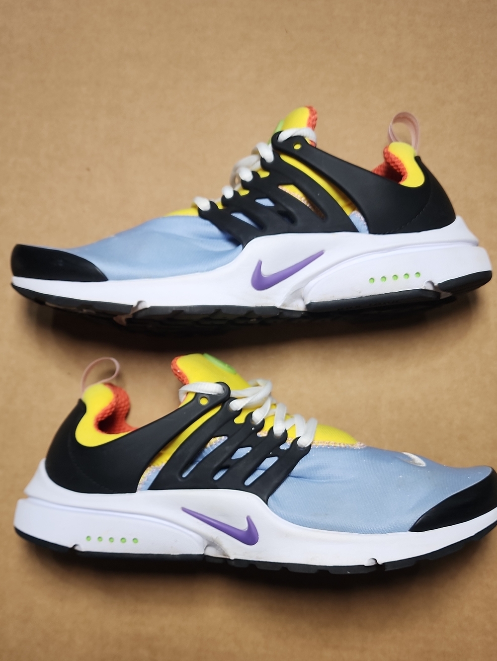 Nike Air Presto 'Cobalt Bliss Yellow' sneakers Sz 9